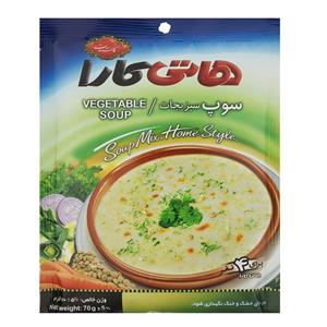 سوپ نیمه اماده سبزیجات هاتی کارا مقدار 70 گرم Hoti Kara Vegetable Soup gr 