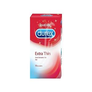 کاندوم دورکس مدل Extra Thin Extra sensation بسته 10 عددی