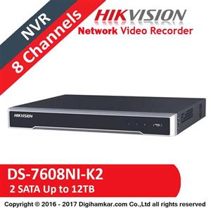 ذخیره ساز تصاویر دوربین تحت شبکه 8 کانال هایک ویژن   Hikvision NVR DS-7608NI-E2