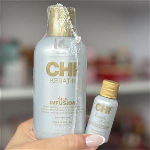 سرم مو چی CHI با فرمولی قوی برای بازسازی مو CHI keratin Silk in