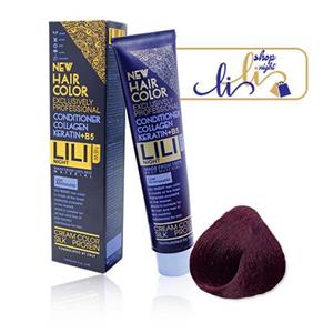 رنگ مو لی لی نایت شماره 7.62 بلوند شرابی تیره 120 میل