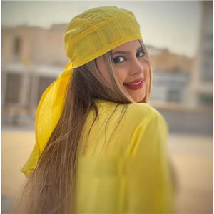 دورگ سربند زرد زنانه دخترانه اسپرت/ خود طرح