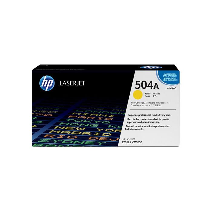 HP 504A Yellow LaserJet Toner Cartridge