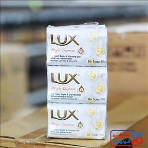 صابون لوکس بسته 6 عددی 80 گرمی اصل سفید