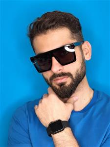 عینک آفتابی مردانه مربعی YSL یووی۴۰۰