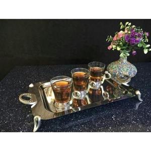 سینی مستطیل متوسط مات سافینوکس مدل حلقه نگین کد 104 کشور: ترکیه, :  36ماهه