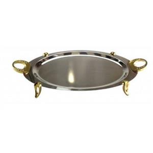 سینی بیضی دو رنگ سافینوکس مدل حلقه نگین کد 101 کشور: ترکیه, :  36ماهه