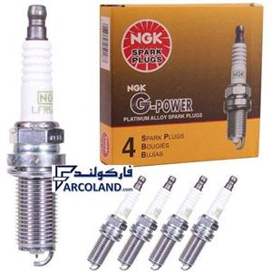 شمع موتور خودرو ان جی کا NGK مدل LFR5AGP اصل ژاپن بسته 4 عددی پاور G-Power 