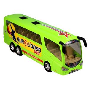 ماشین اسباب بازی اتوبوس اسکانیا قدرتی برند درج رنگ سبز