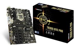 مادربورد استوک BIOSTAR TB360 BTC نسل 9 سوکت 1151 همراه با پنل اصلی