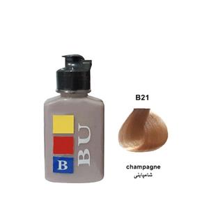 رنگ مو فانتزی ژله ای شامپاینی بیو B21 حجم 100 میل