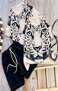 تیشرت شلوارک بچگانه طرح ببر