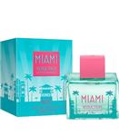 عطر و ادکلن زنانه آنتونیو باندراس میامی سداکشن بلو ادوتویلت ANTONIO BANDERAS MIAMI SEDUCTION BLUE EDT FOR WOMEN