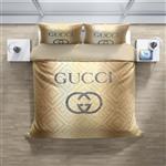 سرویس روتختی طرح گوچی طلایی Gold Gucci