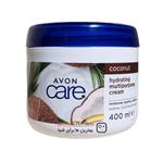 کرم آبرسان آون avon حاوی روغن نارگیل coconut حجم 400 میل