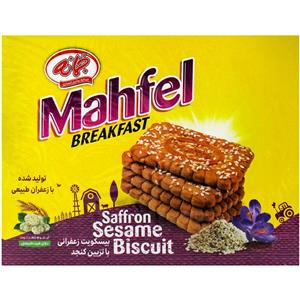 بیسکوییت زعفرانی با کنجد جمانه - 480 گرم