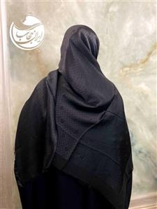 روسری ژاکارد لمه مشکی
