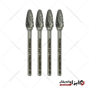 فرز فرم مینیاتوری مدل کله قندی F سایز 6 دنباله 3 برند پاور کات