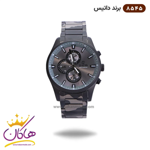 ساعت مچی مردانه داتیس چریکی صفحه مشکی کد datis 8545