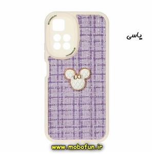قاب گوشی Redmi Note 11 Pro Plus شیائومی طرح ژله ای پارچه ای عروسکی مینی موس Minnie Mouse یاسی کد 94