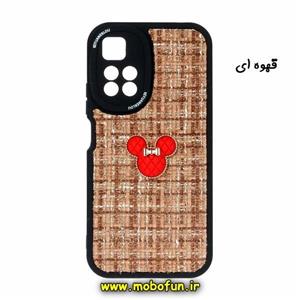 قاب گوشی Redmi Note 11 Pro Plus شیائومی طرح ژله ای پارچه ای عروسکی مینی موس Minnie Mouse قهوه ای کد 95