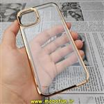 قاب گوشی iPhone 14 آیفون طرح پشت طلق شیشه ای شفاف اورجینال برند CASE MATE طلایی کد 48