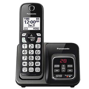 تلفن بی سیم پاناسونیک مدل KX TGD530M رنگ مشکی Panasonic Digital Cordless Phone 