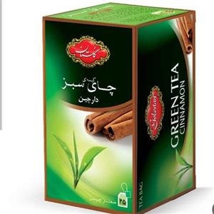 چای سبز دارچین گلستان دمنوش چای سبز دارچین کیسه ای گلستان