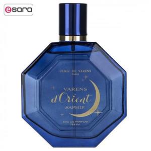 تستر ادو پرفیوم زنانه اولریک دو وارن مدل Dorient Saphir حجم 100 میلی لیتر Ulric De Varens Dorient Saphir Tester  Eau De Parfum For Women 100ml