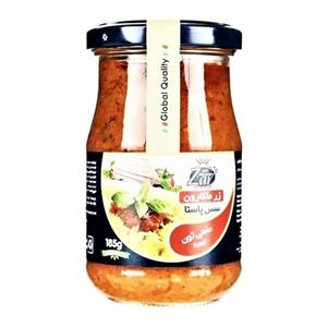 سس پاستا ماهی تن زر ماکارون مقدار 185 گرم Zar Macaron Tuna Pasta Sauce 185gr