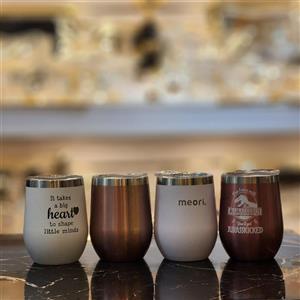 لیوان استیل درب دار دوجداره