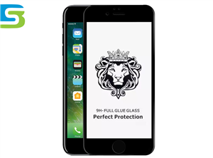 محافظ صفحه نمایش شیشه ای لاین مدل 3D مناسب برای گوشی اپل آیفون 7 پلاس LION 3D Full Glue Glass Screen Protector For Apple iPhone 7 Plus