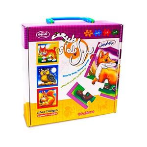 بازی آموزشی گلدونه مدل پازل پله ای طبیعت