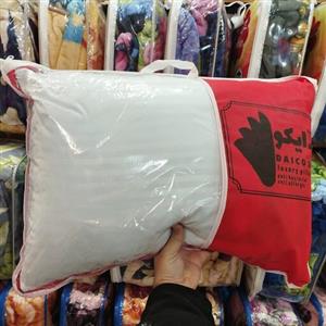 بالش پر قویی با الیاف ژله ای میکرو سیلیکونه تاپ گرید درجه یک وزن 1500 گرمی با پارچه کتان هتلی