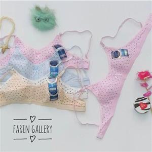 سوتین دخترانه نخی خارجی