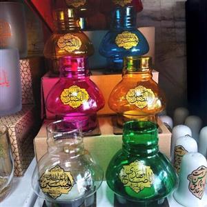 جاشمعی مذهبی . شمعدانی مذهبی  بسیار ظریف و زیبا به همراه یک عدد شمع