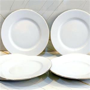 پیش دستی سفید گرد ساده چینی مارک تقدیس