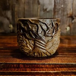 کوکسا چوبی منبت شده