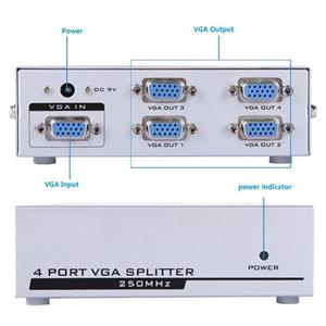 اسپلیتر V-net VGA 4Port اسپلیتر VGA وی نت 4 پورت