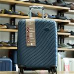 چمدان نشکن(100درصدPP) برند MANDIRO  تحت لیسانس اروپا رنگ سرمه ای  سایز کابین