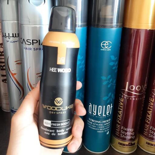 اسپری مردانه هی وود وودلایک WOODLIKE HE WOOD حجم 200 میلی لیتر