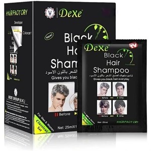 شامپو رنگ مشکی زیتون 10 عددی دکس Dexe