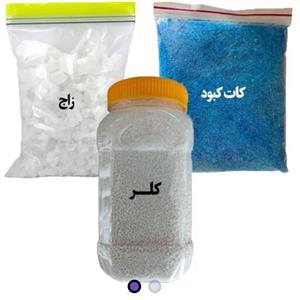 پکیج استخر کلر هندی زاج سفید و کات کبود شفاف کننده ضد جلبک