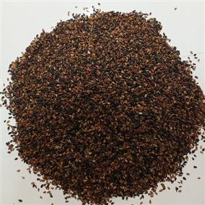 کنجد با پوست یا قهوه ای بدونه سنگ ریز و سیخ بسته ی 150 گرمی