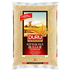 بلغور ریز کوفته ای یک کیلویی Duru ترکیه  آسیاب شده در آسیاب سنگ طبیعی
