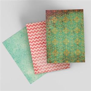 کاغذ اسکرپ بوک (160 برگه) - طرح فانتزی