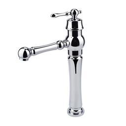 شیر روشویی بلند با آبریز سانیا مدل مینا طلایی