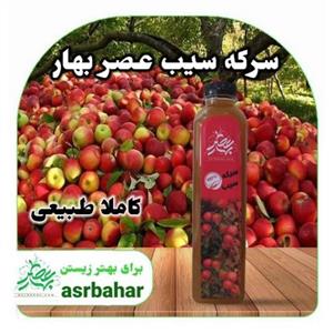 سرکه سیب خانگی گاه محصولات طبیعی عصر بهار(بدون اسانس)