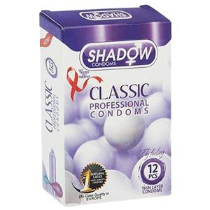 کاندوم شادو مدل Classic بسته 12 عددی