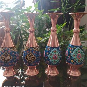 گلدان صراحی مس وپرداز